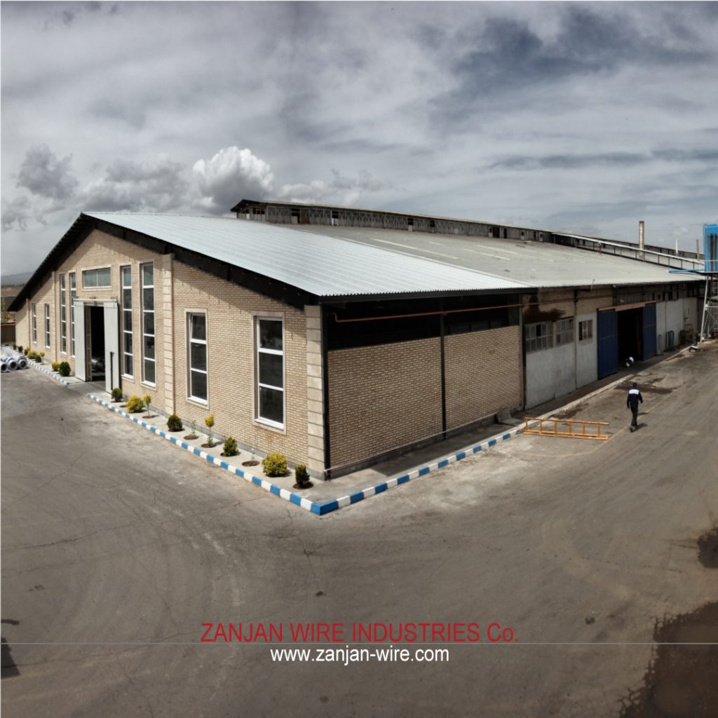 نمایی از کارخانه صنایع مفتولی زنجان