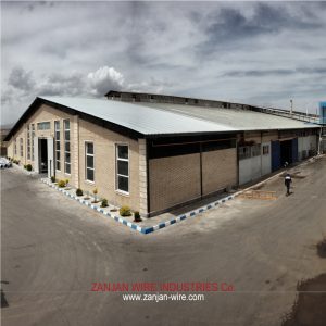 نمایی از کارخانه صنایع مفتولی زنجان